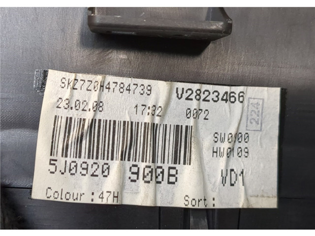 Панель приборов Skoda Fabia 2007-2010 5j0920900b 1.2 Бензин