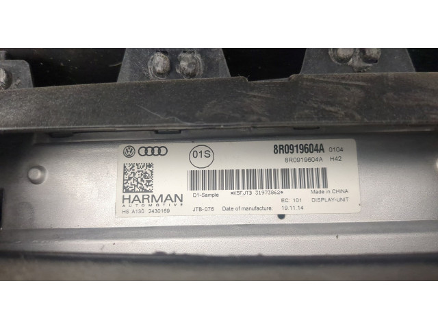 Дисплей бортового компьютера  Audi SQ5 2013-2017 8R0919604A       