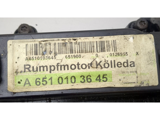 Клапанная крышка двигателя ДВС  Mercedes E W212 2009-2016 2.1  A6510100830   