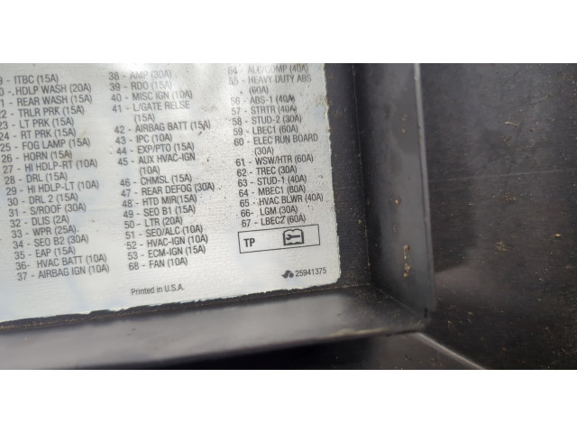 Крышка блока предохранителей  Chevrolet Tahoe 2006-2014         