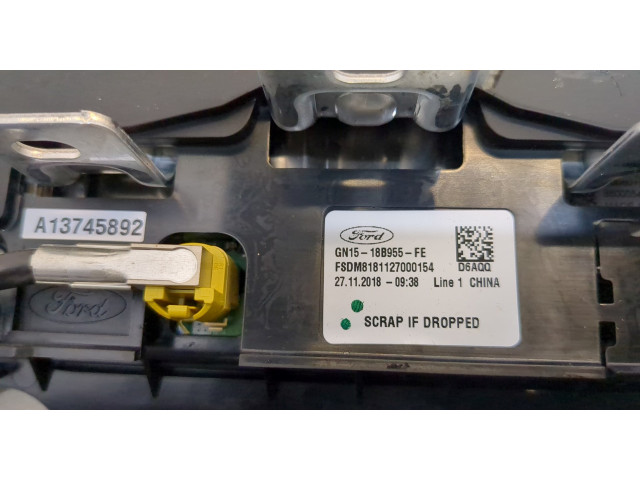 Дисплей бортового компьютера Ford EcoSport 2017-2023 GN1518B955FE
