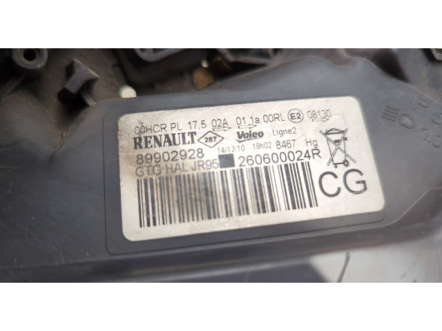 Фара передняя  Renault Scenic 2009-2012 левая 