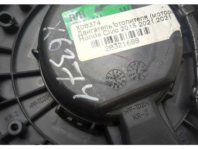 Моторчик печки  Honda Civic 2015-2021        