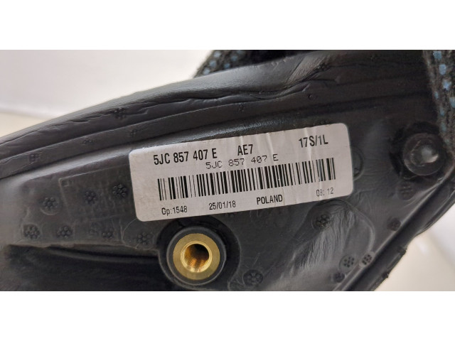 Зеркало боковое  Skoda Rapid  левое           5JC857507E, 5JA857521C, 6V0857537A