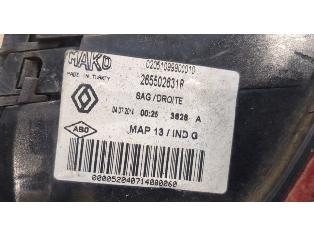 Задний фонарь Renault Clio 2012-2016