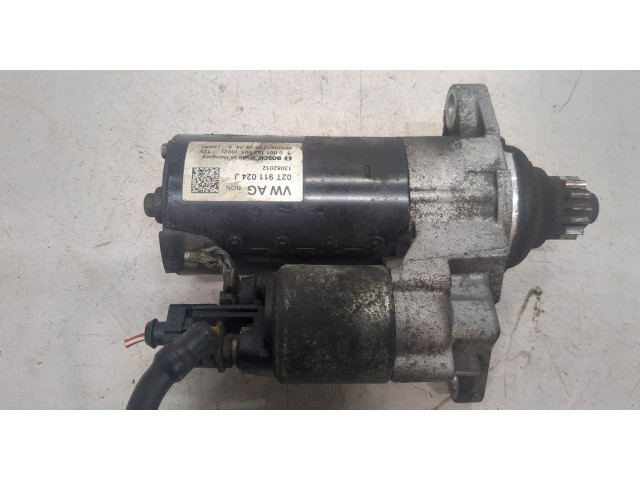Стартер  Audi A1 (8X) 2010-2014 1.4  02T911024J, 02T911024JX, 0001142001   