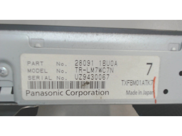 Дисплей бортового компьютера Infiniti EX35 280911BU0A