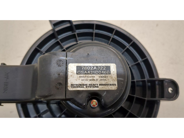 Моторчик печки Mitsubishi Eclipse Cross 2017-2020