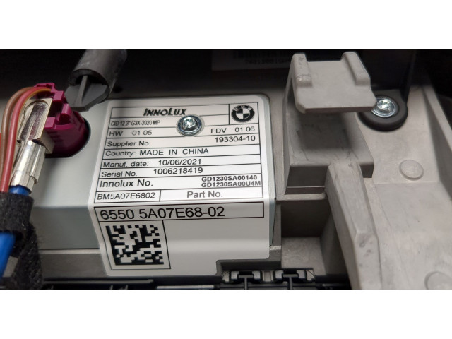Дисплей бортового компьютера BMW 5 G30, G31 2017-2023 65505a07e68