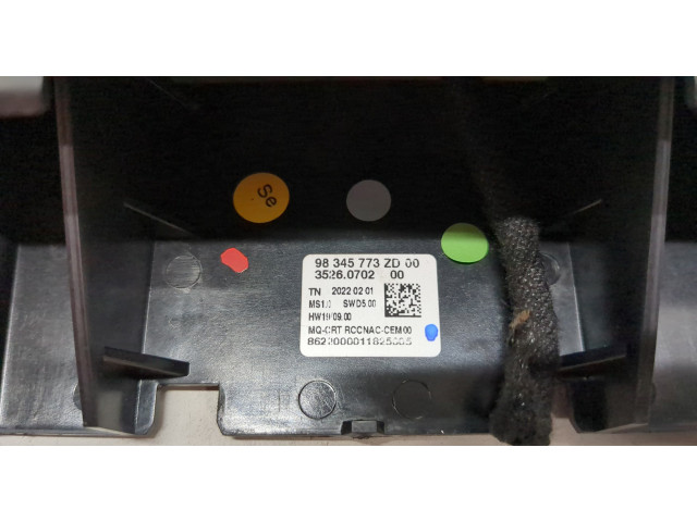 Дисплей мультимедиа  Peugeot Partner 2018-2024 98345773ZD       