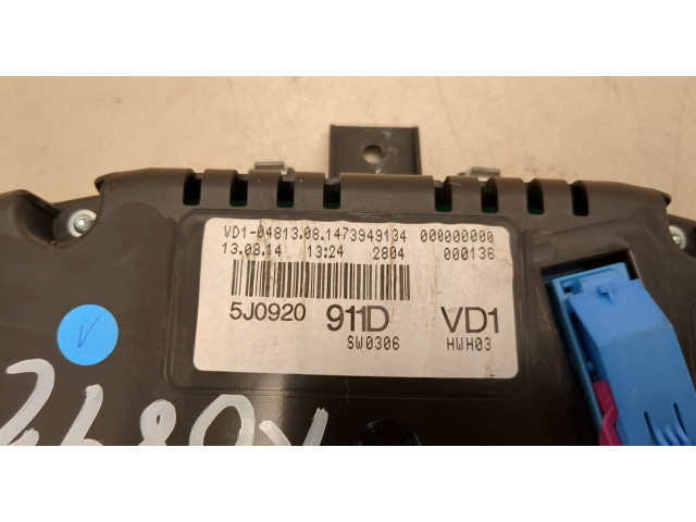 Панель приборов Skoda Fabia 2007-2014