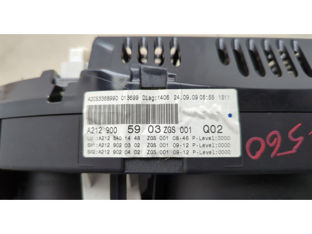 Панель приборов  Mercedes E W212 2009-2016            