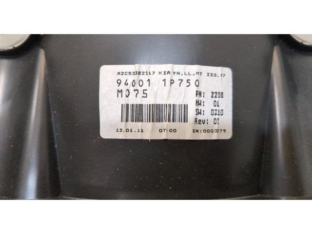 Панель приборов  KIA Venga            