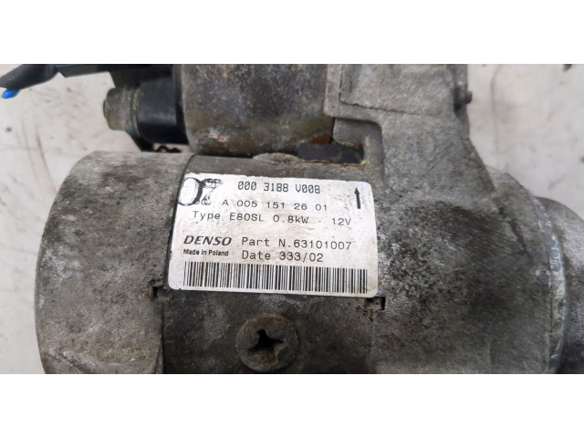 Стартер  Smart Fortwo 1998-2007 0.7  Q0003188V008000000, A0051512601   
