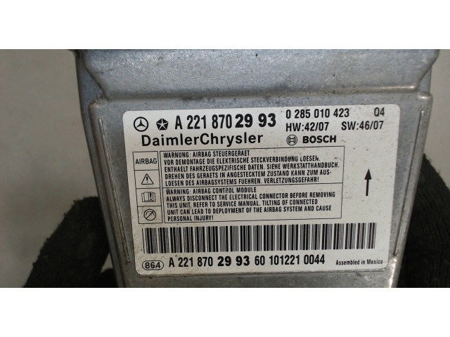 Блок управления подушками безопасности  Mercedes S W221 2005-2013     