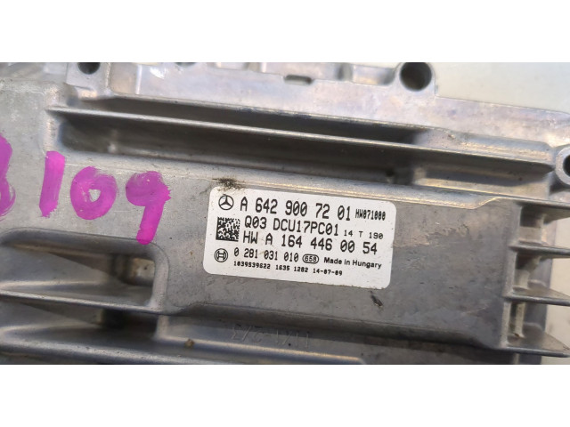 Блок комфорта  Mercedes ML W166 2011-2015      A6429007201  