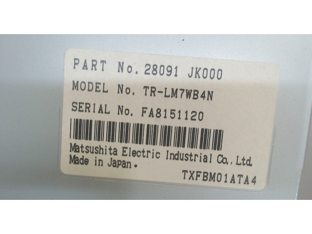 Дисплей бортового компьютера Infiniti EX35 28091JK000