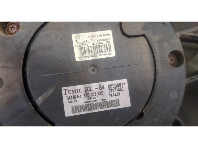 Вентилятор радиатора  Mercedes C W203 2000-2007           