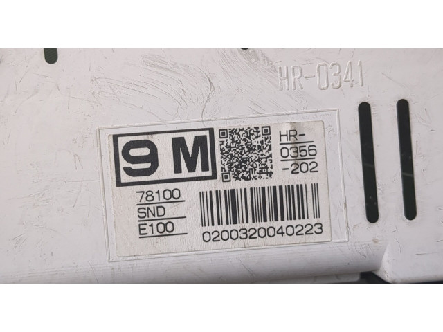 Панель приборов Honda Civic 2006-2012 78120SNDE12 1.3 Гибридный