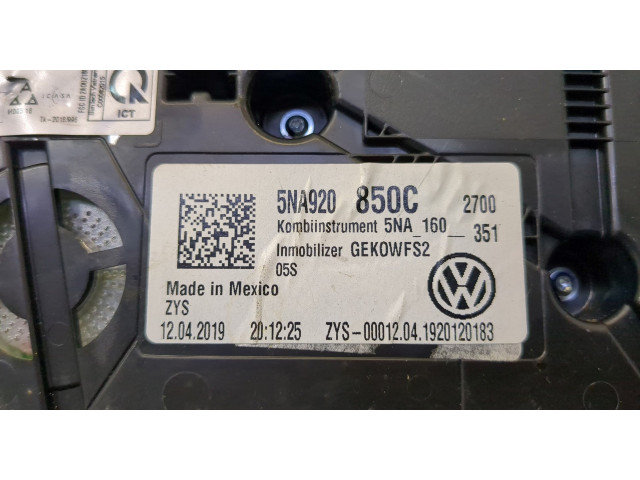 Панель приборов Volkswagen Tiguan 2016-2020