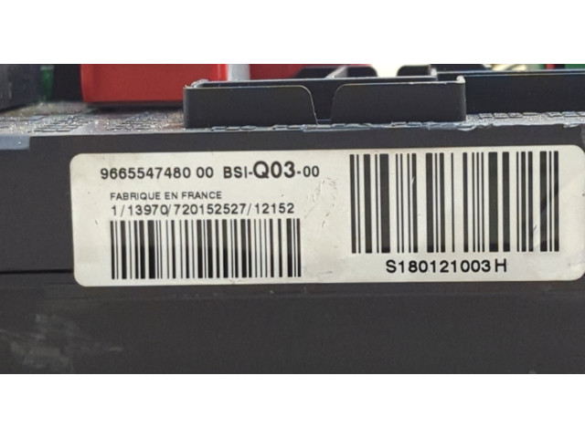 Блок BSI Citroen C4 2010-2020 9665547480