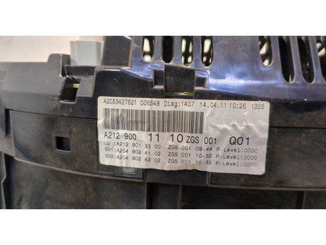 Панель приборов  Mercedes E W212 2009-2016            