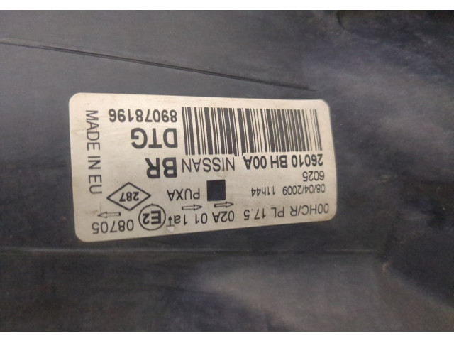 Фара передняя  Nissan Note E11 2005-2013 правая 