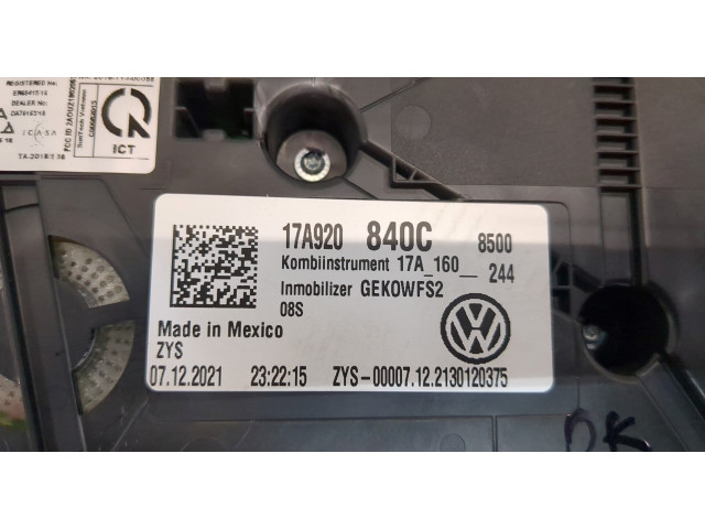 Панель приборов Volkswagen Jetta 7 2018-