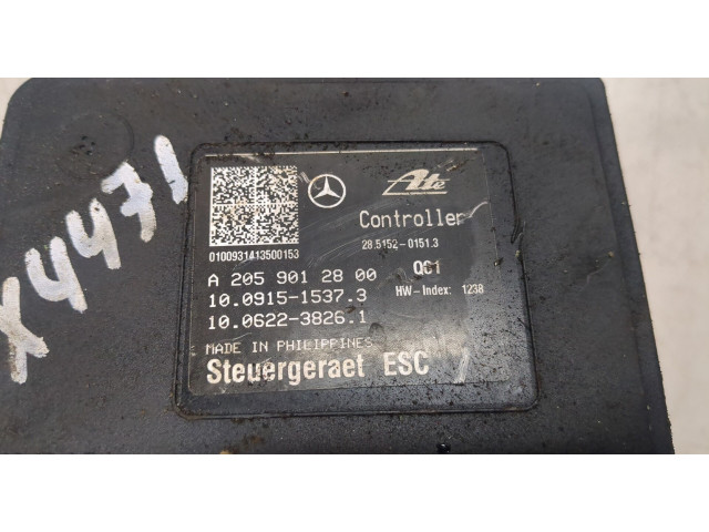 Блок АБС, насос (ABS, ESP, ASR) Mercedes C W205 2014-2018