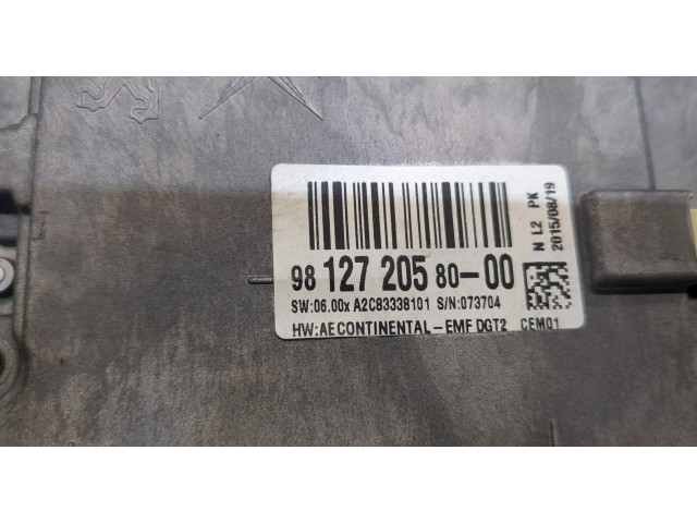 Дисплей бортового компьютера Citroen C4 Grand Picasso 2014- 98011195XU, 9812720580