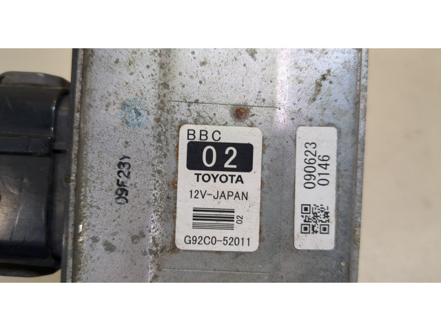 Блок комфорта  Toyota Yaris 2005-2011      G92C052011, 0906230146  