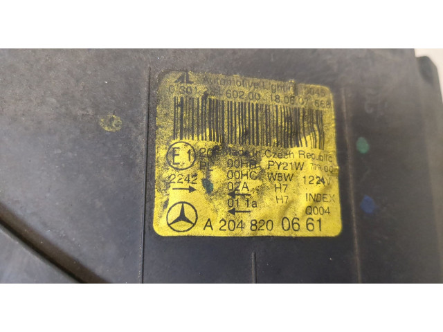 Фара передняя Mercedes C W204 2006-2015 правая