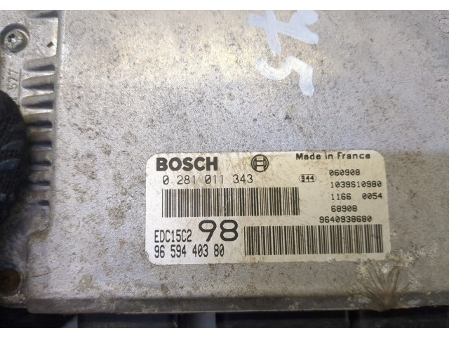 Блок управления двигателем  Peugeot Expert 1995-2007     