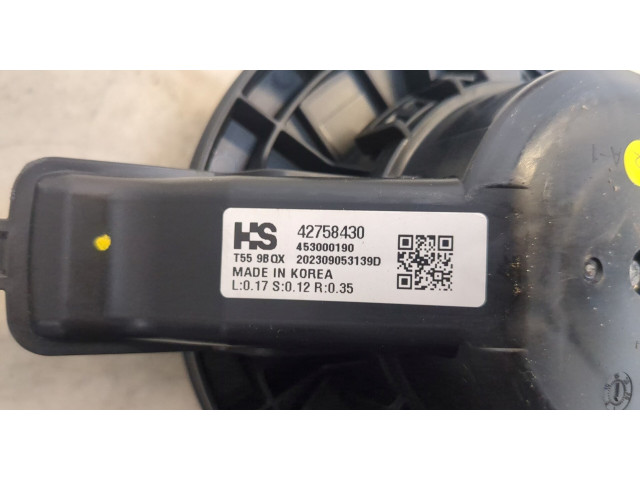 Моторчик печки  Buick Envista 42758430    42758430   