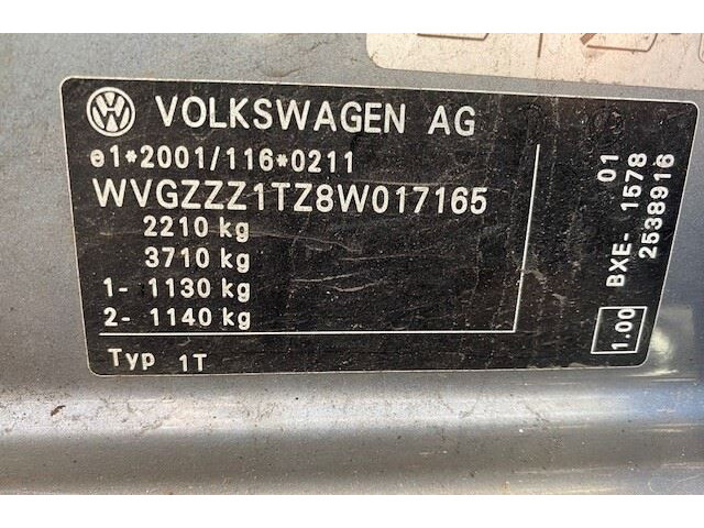 Заслонка дроссельная  Volkswagen Touran 2006-2010