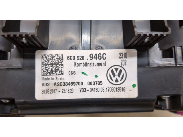 Панель приборов Volkswagen Polo 2014-