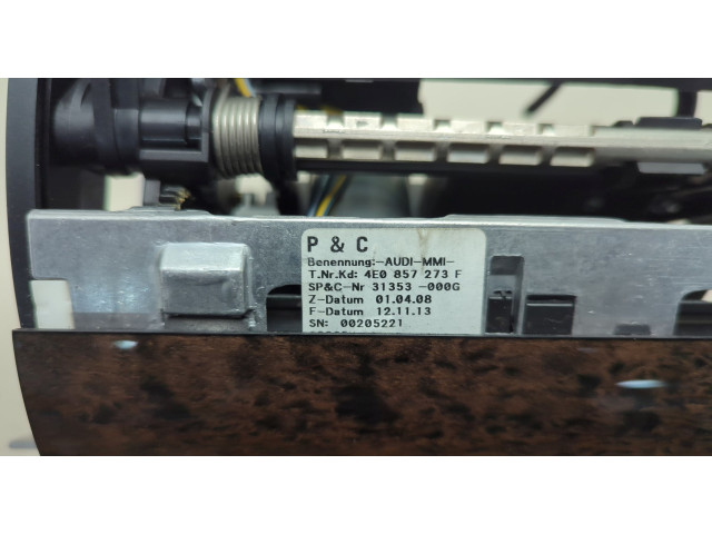 Дисплей бортового компьютера Audi A8 (D3) 2002-2010