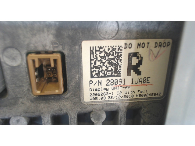 Дисплей бортового компьютера  Infiniti FX 2008-2012 280911JA0E        