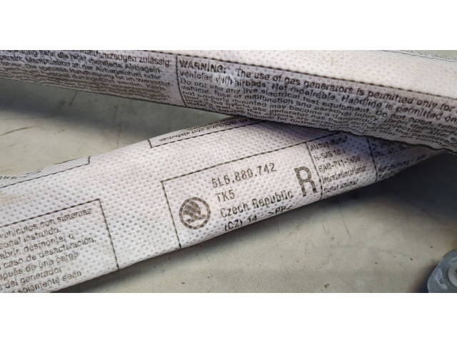 Подушка безопасности боковая (шторка) Skoda Yeti 2013-2018