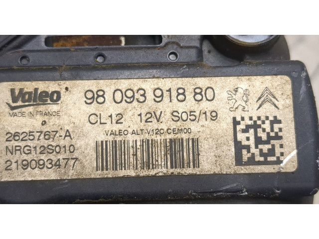 Генератор  Peugeot 2008 2016-2019       9809391880    