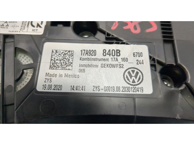 Панель приборов  Volkswagen Jetta 7 2018-2025       17A920840B     