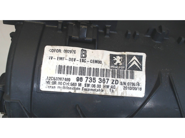 Дисплей мультимедиа  Peugeot 3008 2009-2016 96735367        