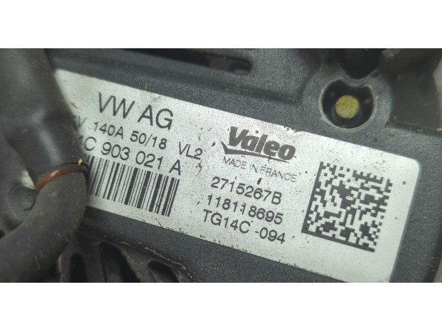 Генератор  Volkswagen Tiguan 2016-2021       04C903021A    