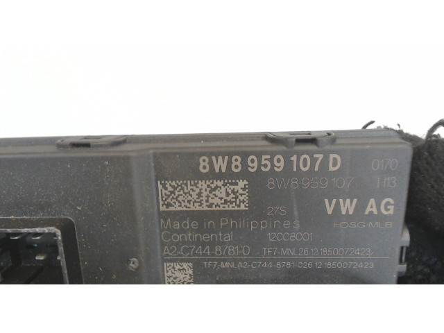 Блок комфорта Audi A7 2018- 8W8959107D