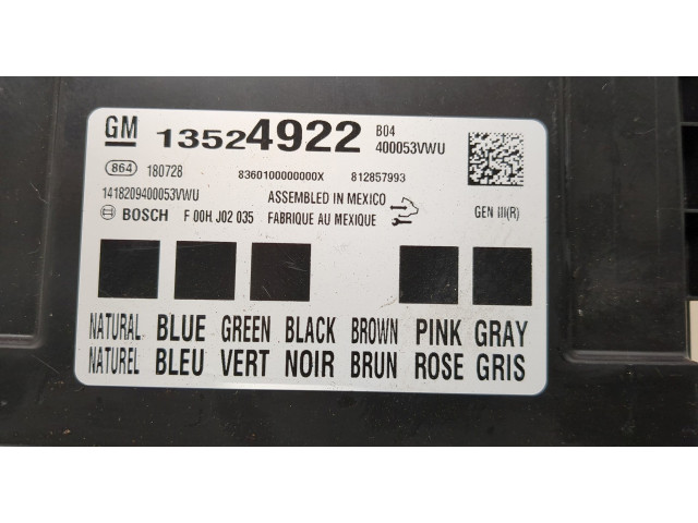 Блок комфорта GMC Terrain 2017-2024 13524922