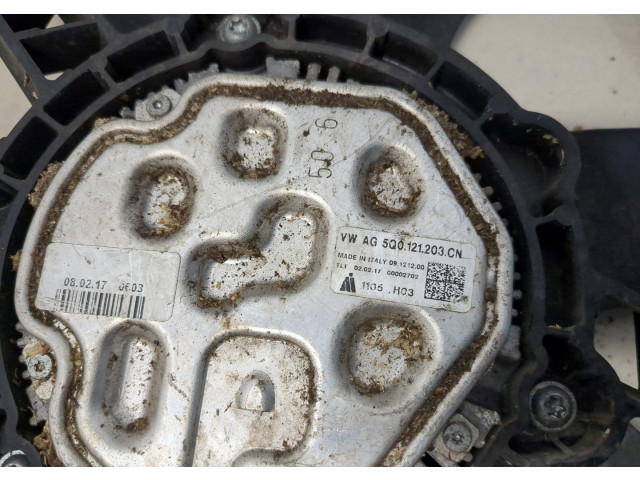 Вентилятор радиатора  Skoda SuperB 2015-           