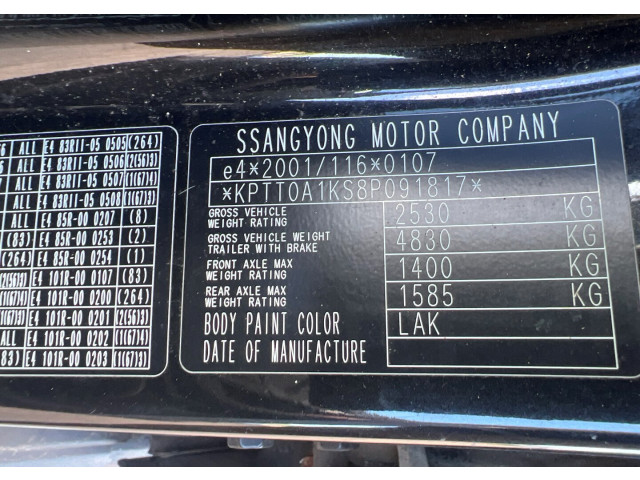 Стартер SsangYong Kyron 2 6611514101
