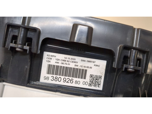 Панель приборов  Citroen Berlingo 2018-2024       9838092680     