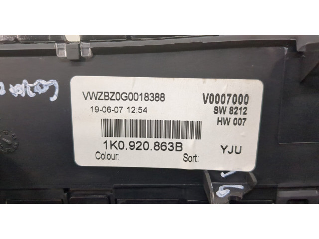 Панель приборов Volkswagen Golf 5 2003-2009