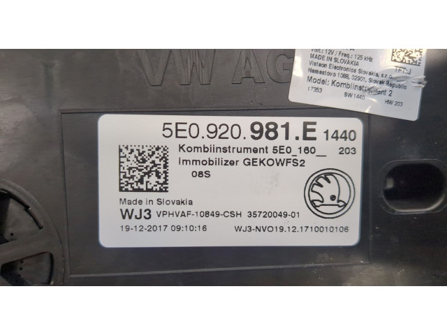 Панель приборов Skoda Octavia (A7) 2017-2021 , Skoda , 017-2021 2, 2 Дизель, Дизель